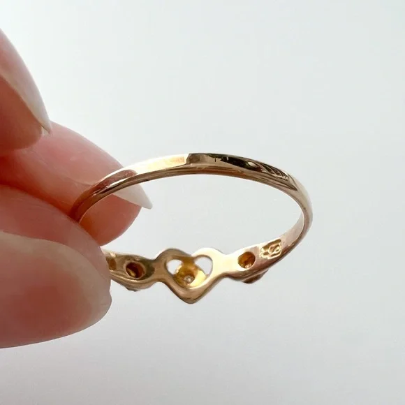 Stamper Black Hills Gold Heart-Shaped Diamond Ring - Picture 4 of 9